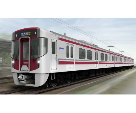 西鉄電車新型車両「9000形」外観イメージ（西日本鉄道ニュースリリースより）