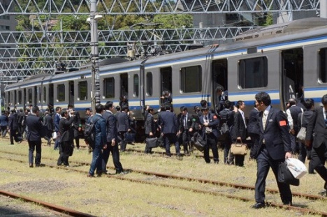 2018年4月に同箇所で実施した社員による訓練の様子