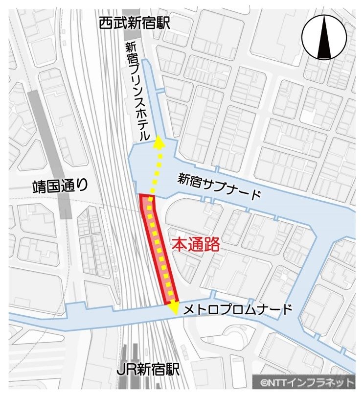 西武鉄道 西武新宿駅と丸ノ内線新宿駅の地下連絡通路整備の検討 協議推進へ 鉄道ニュース 鉄道新聞